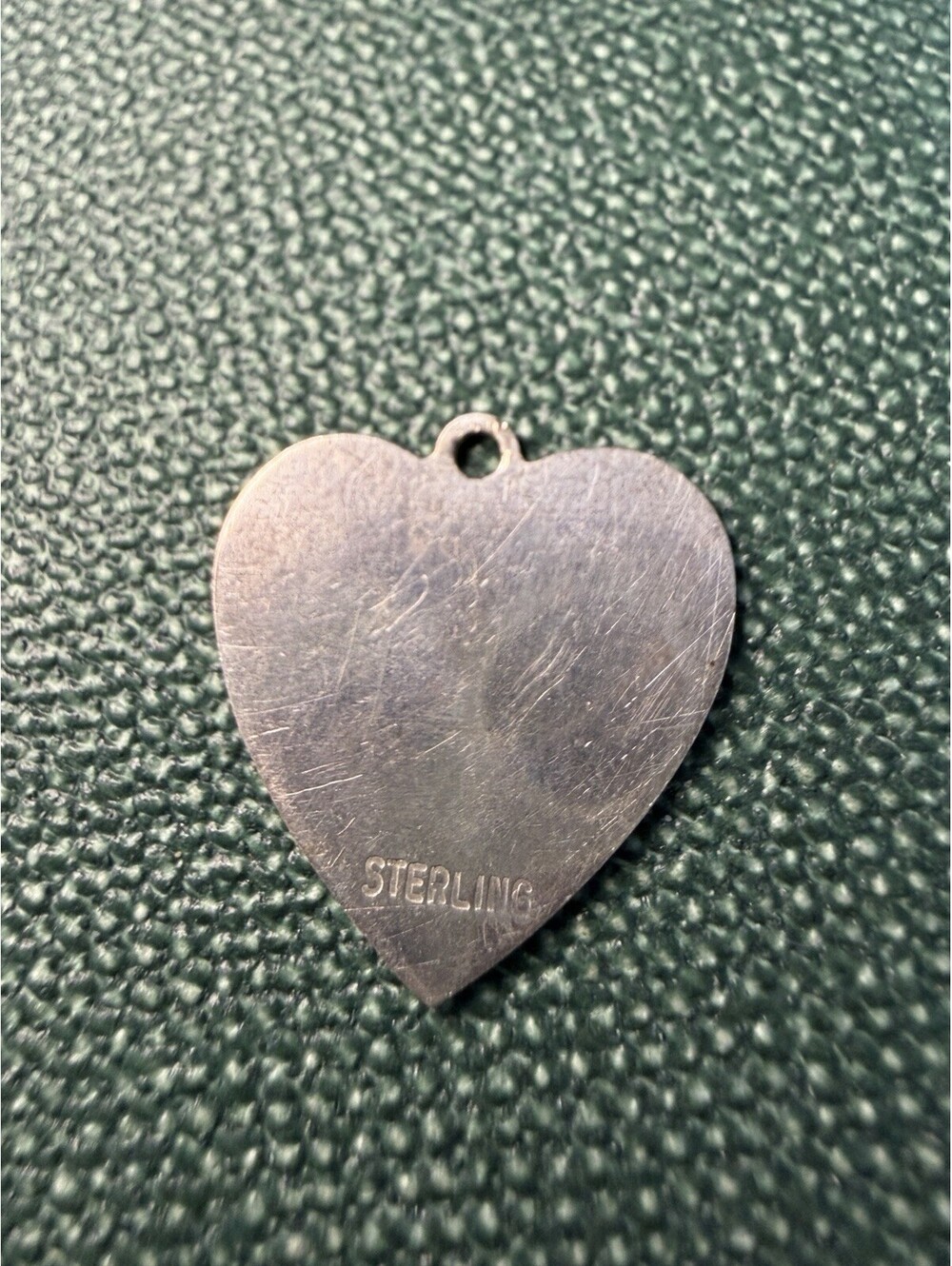 Sterling Silver Vintage Heart Pendant Sterling